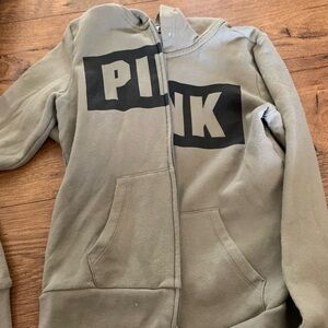 Womens Green Hoodie by PINK Victoria's Secret